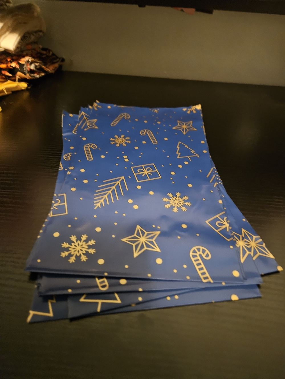 Navy And Gold Polymailer Packages